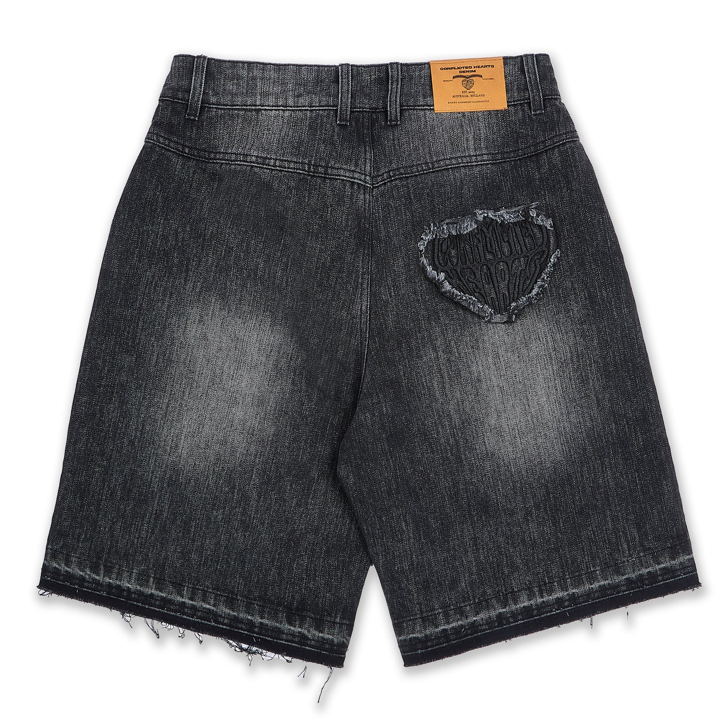 Black CH Jorts