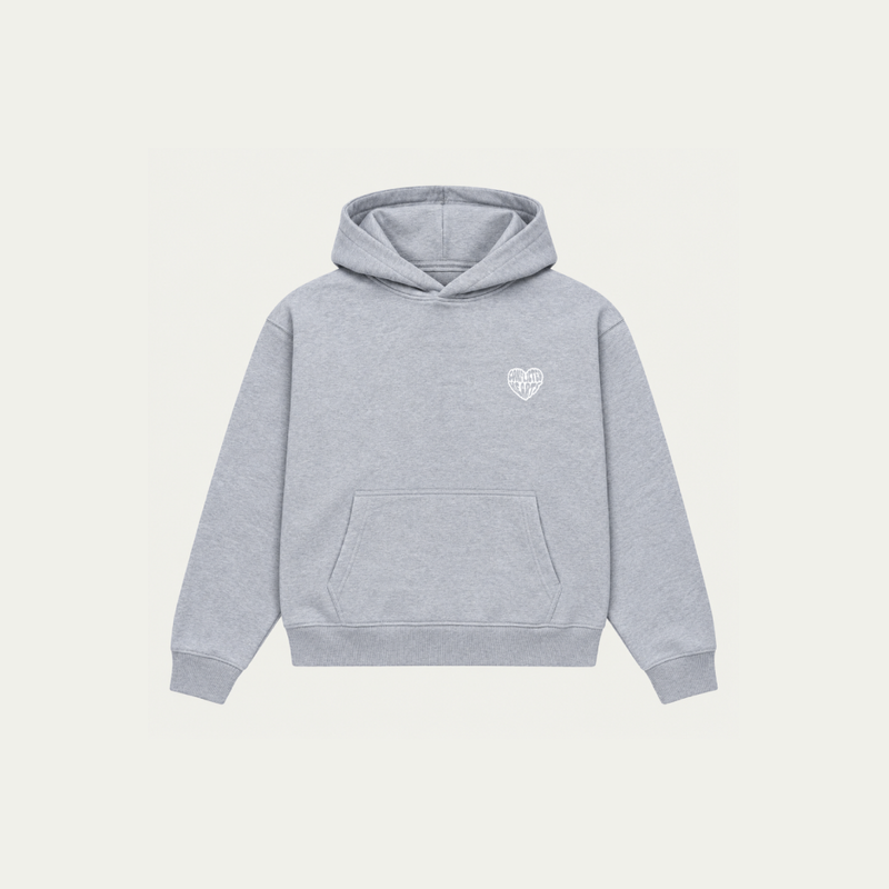 GREY BASICS HOODIE