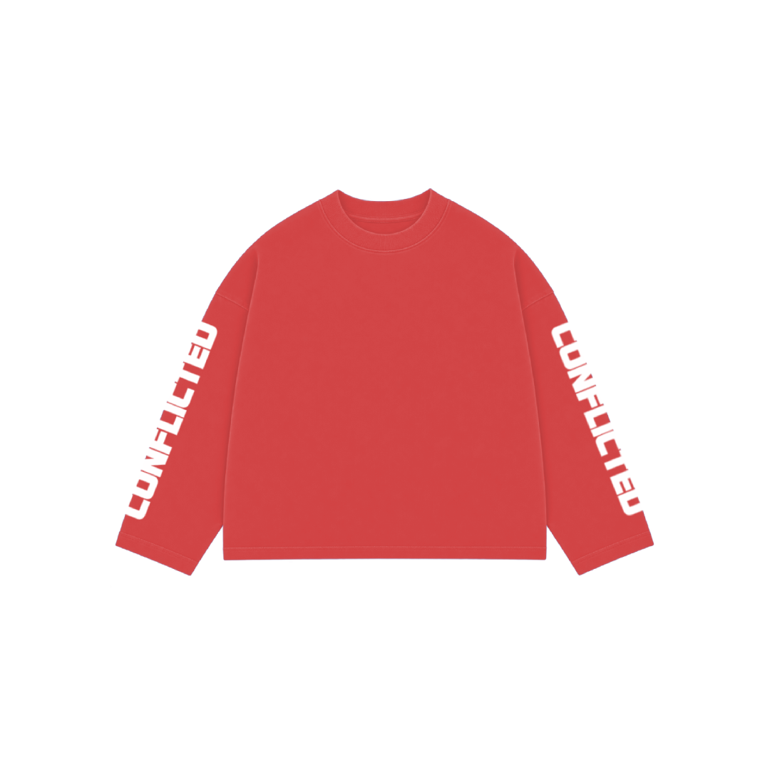 Red Conflicted Longsleeve