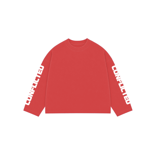 Red Conflicted Longsleeve