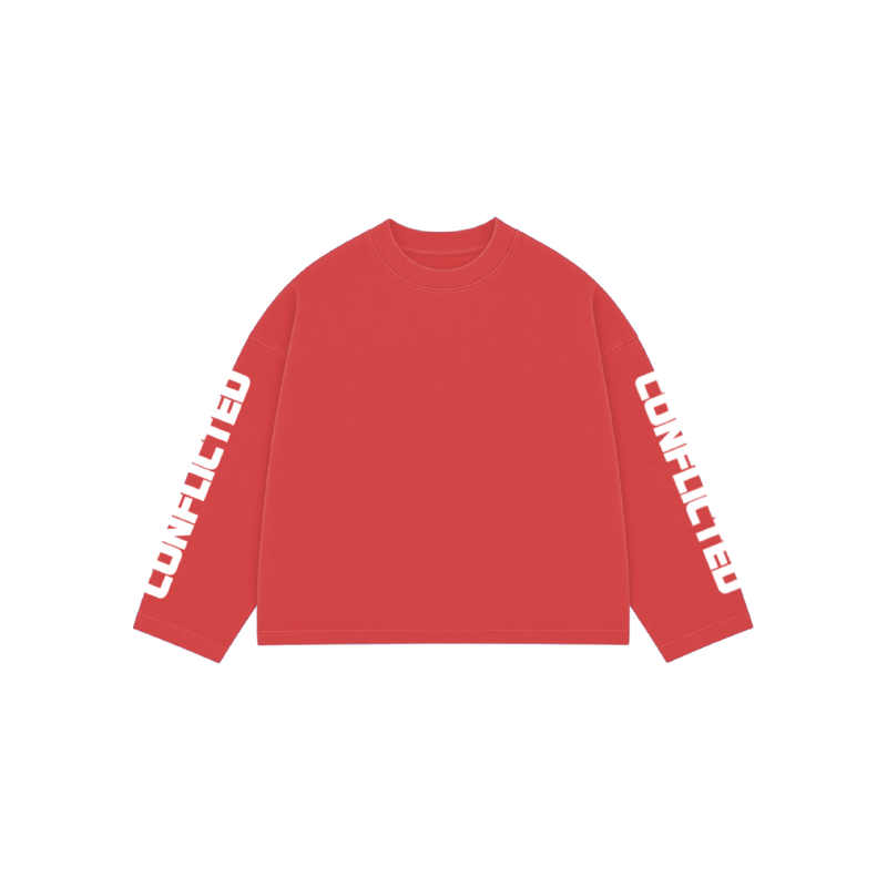 Red Conflicted Longsleeve