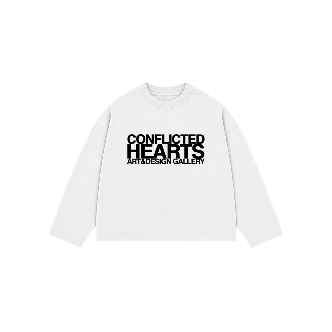 White Art & Design Long Sleeve