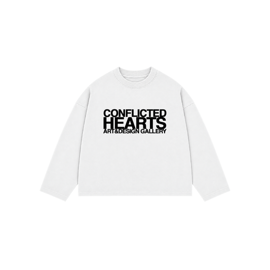 White Art & Design Long Sleeve