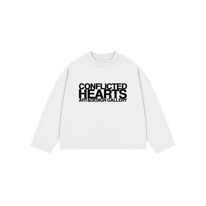 White Art & Design Long Sleeve