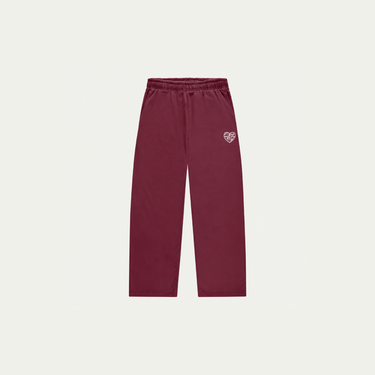 BURGUNDY BASICS JOGGER