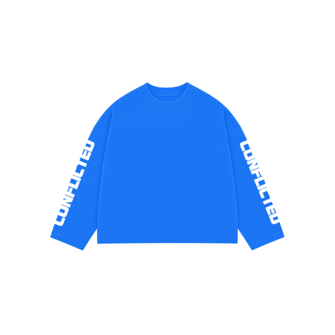 Blue Conflicted Longsleeve