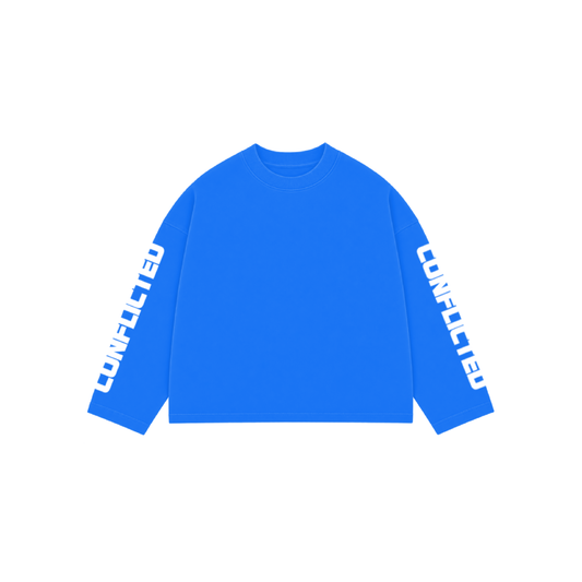 Blue Conflicted Longsleeve