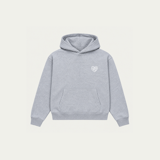 GREY BASICS HOODIE