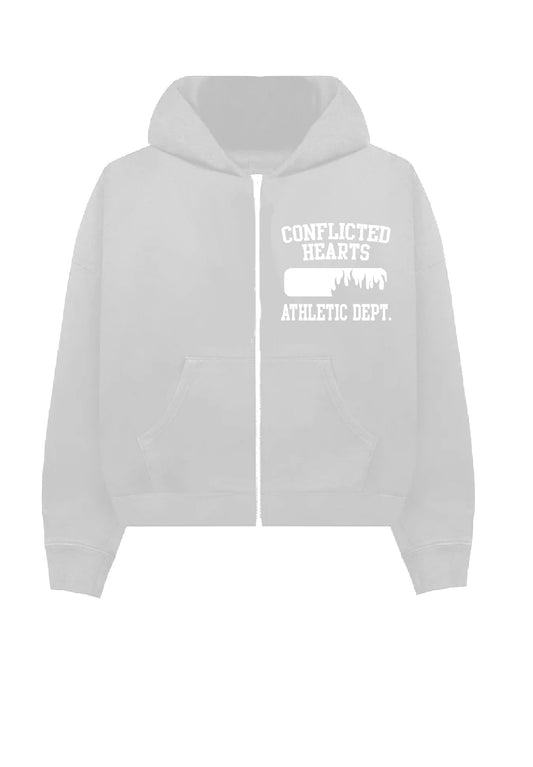 Grey Athletic Dept Hoodie