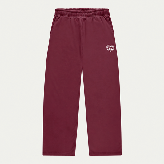 BURGUNDY BASICS JOGGER
