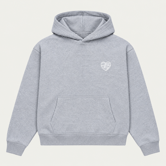 GREY BASICS HOODIE