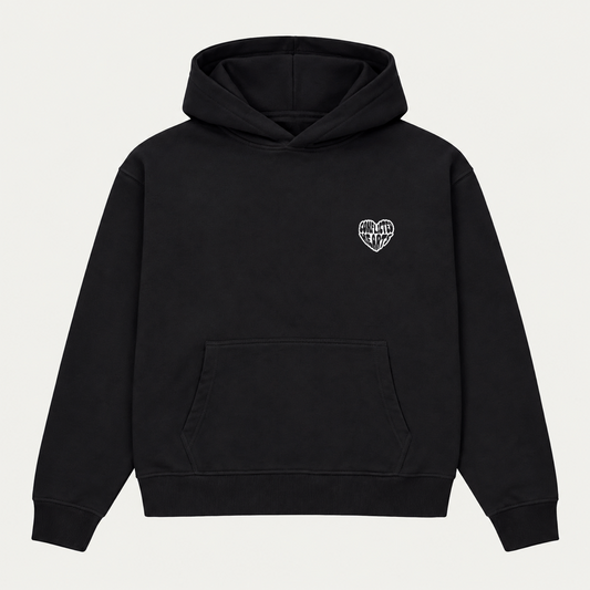 BLACK BASICS HOODIE
