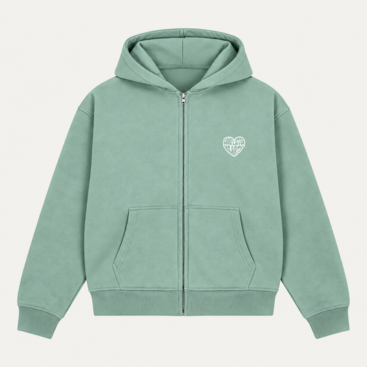 MINT BASICS ZIP HOODIE