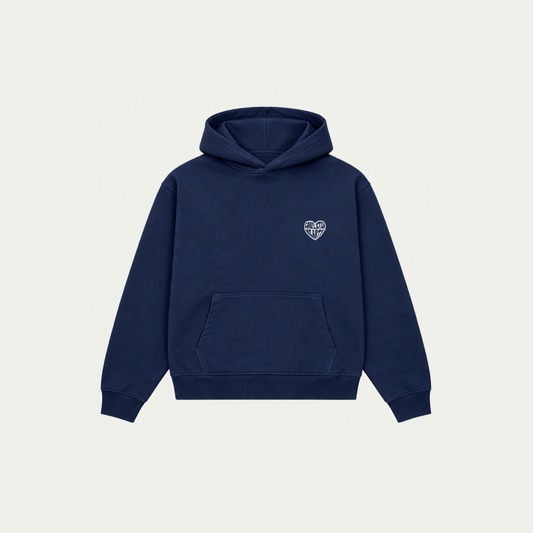 NAVY BASICS HOODIE